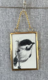 Gold Framed Miniature Chickadee